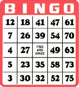 Bingo  75 Balls